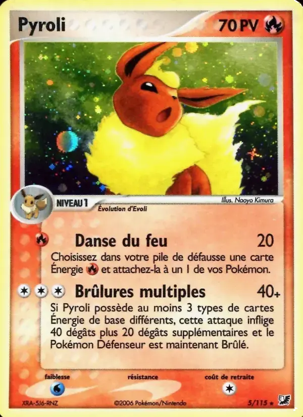 Carte Pokémon Pyroli #5 — Forces Cachées