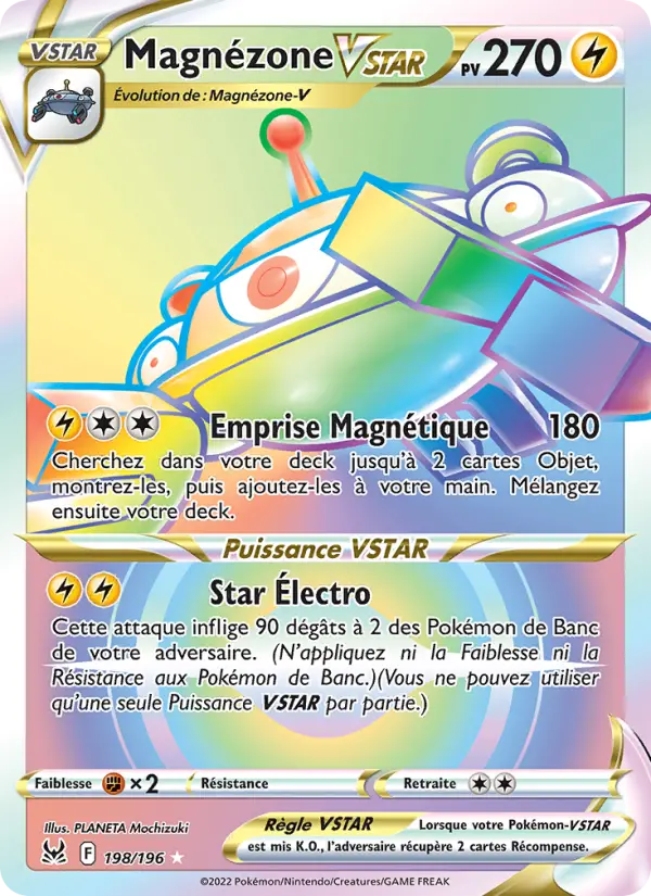 Carte Pokémon Magnézone VSTAR #198 — Origine Perdue