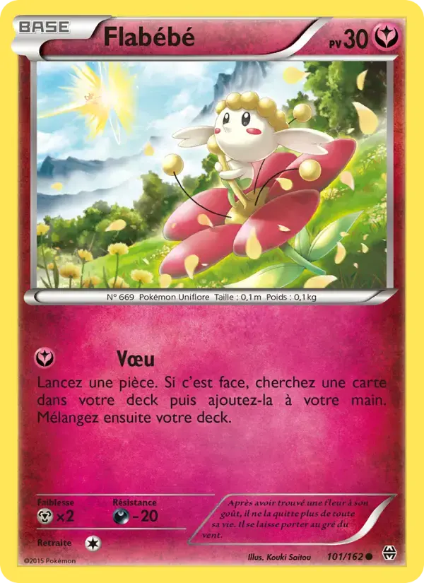 Carte Pokémon Flabébé #101 — Impulsion Turbo