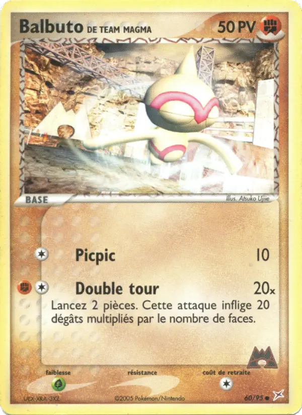 Carte Pokémon Balbuto de Team Magma #60 — Team Magma vs Team Aqua