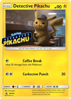 Detective Pikachu #SM190 — Sun & Moon Promos