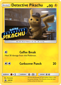 Detective Pikachu #SM190 — Sun & Moon Promos