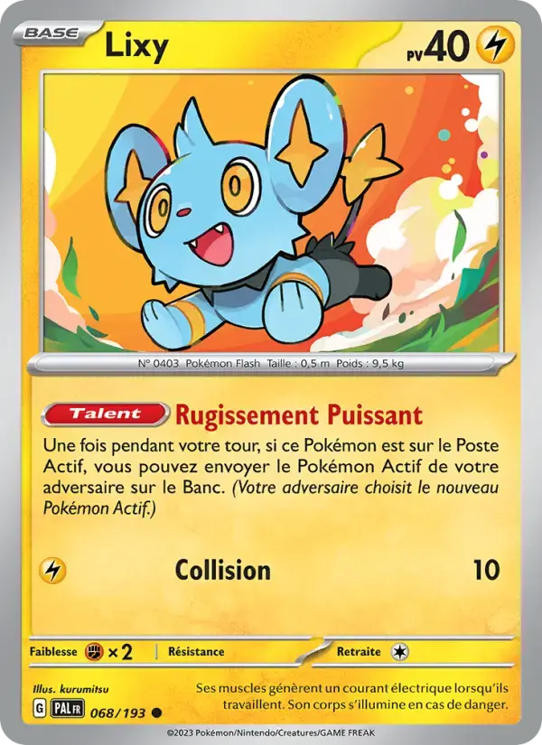 Carte Pokémon Lixy #068 — Évolutions à Paldea