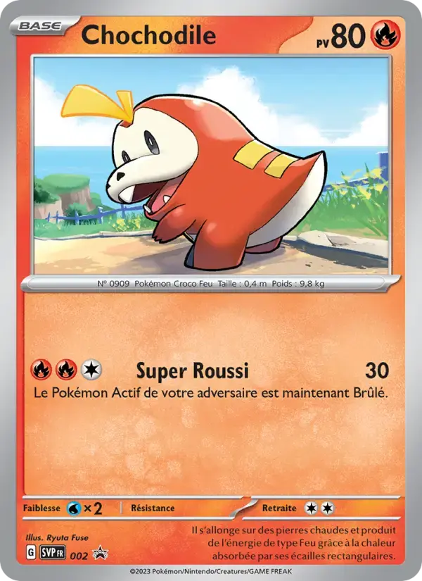Carte Pokémon Chochodile #002 — Promos Écarlate et Violet