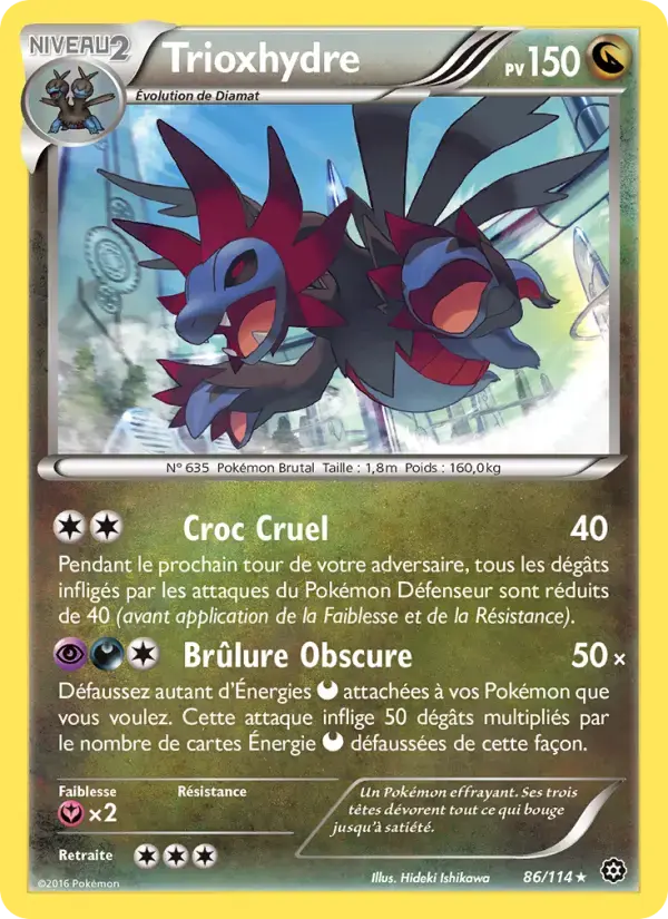 Carte Pokémon Trioxhydre #86 — Offensive Vapeur