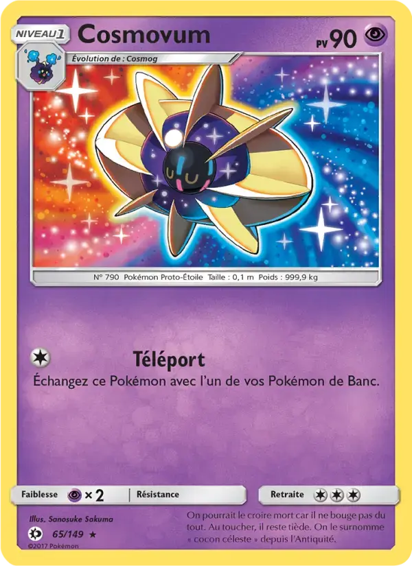 Carte Pokémon Cosmovum #65 — Soleil et Lune