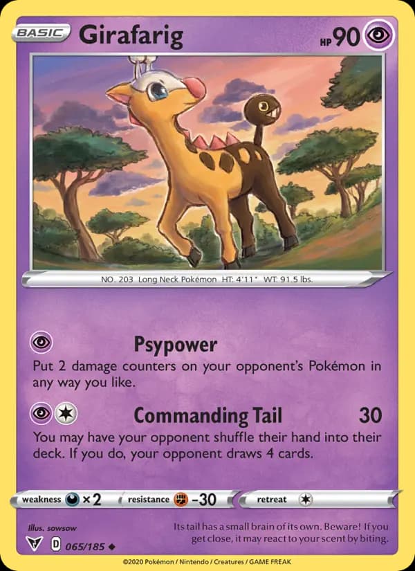 Girafarig #65 — Vivid Voltage