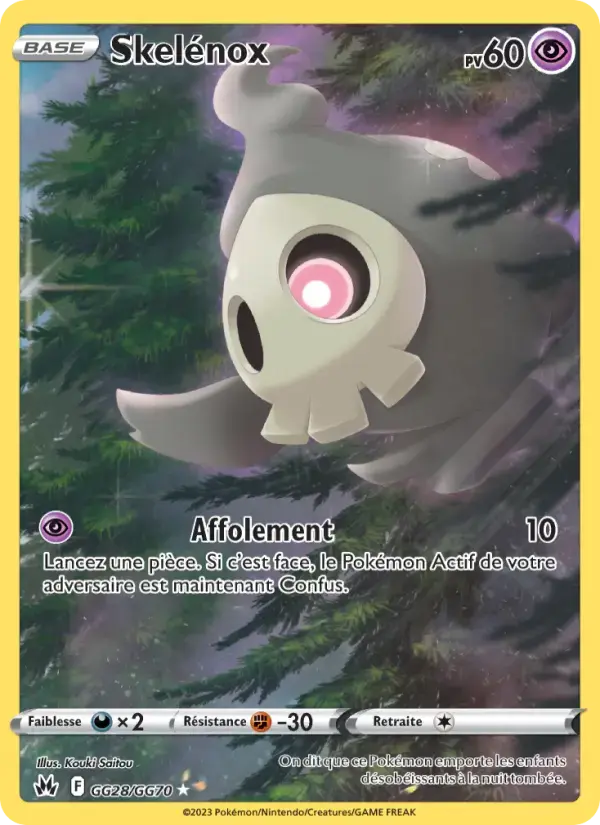 Carte Pokémon Skelénox #GG28 — Zénith Suprême