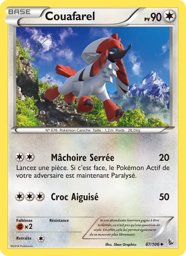 Carte Pokémon Couafarel #87 — Étincelles