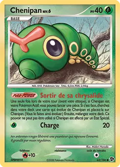 Carte Pokémon Chenipan #63 — Duels au Sommet