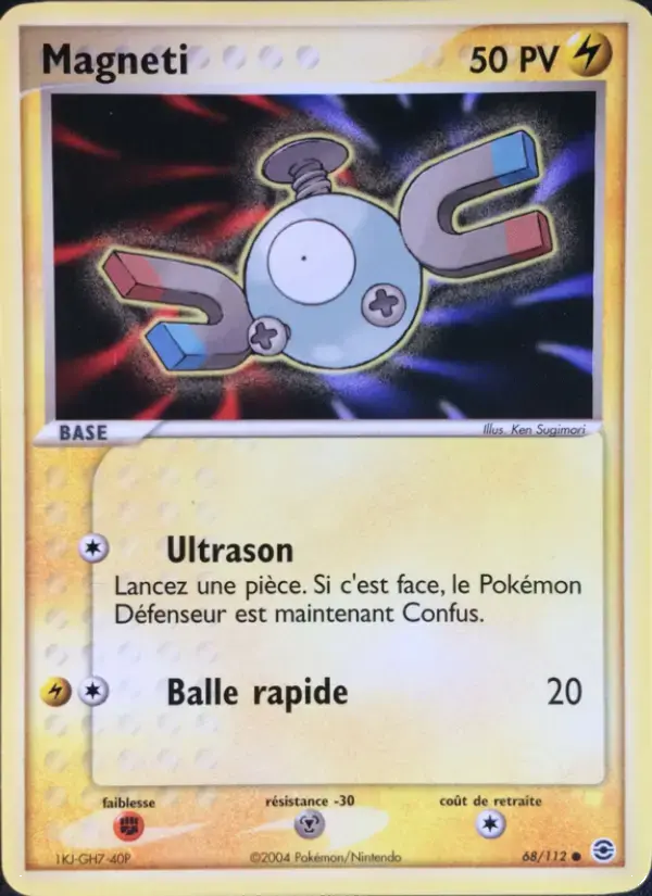 Carte Pokémon Magneti #68 — Rouge Feu & Vert Feuille