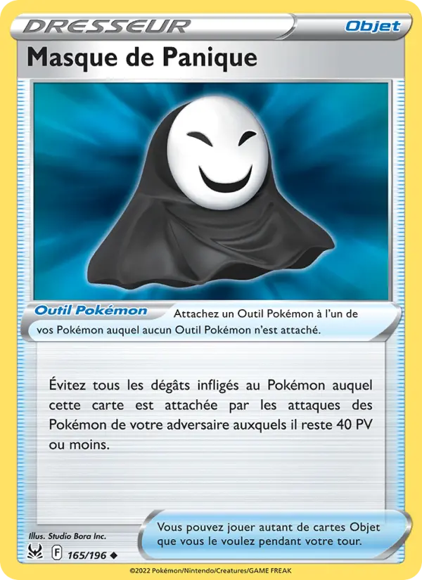 Carte Pokémon Masque de Panique #165 — Origine Perdue