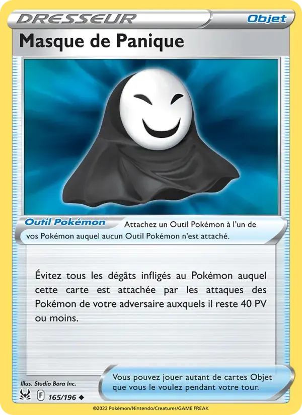Carte Pokémon Masque de Panique #165 — Origine Perdue