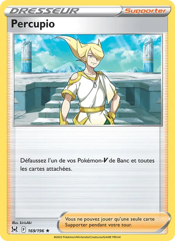 Carte Pokémon Percupio #169 — Origine Perdue