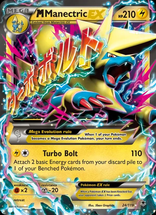 M Manectric EX #24 — Phantom Forces