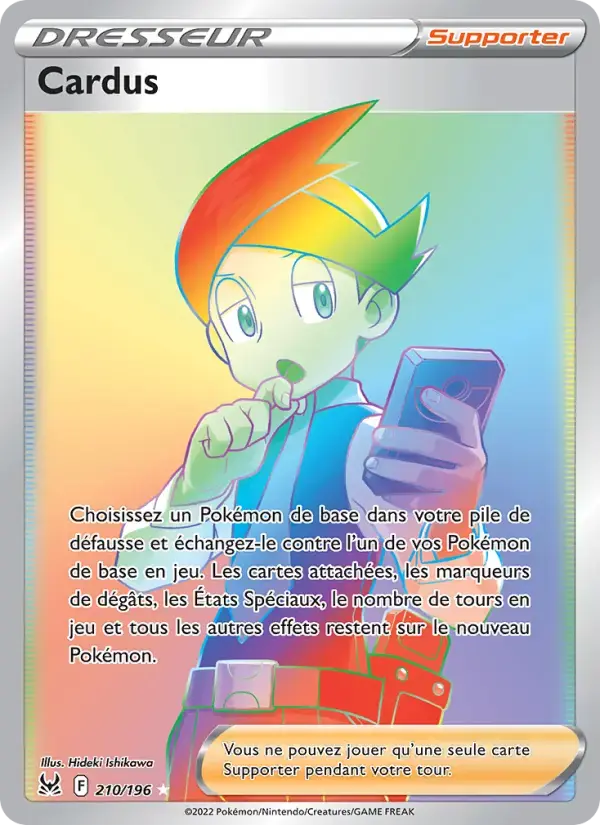 Carte Pokémon Cardus #210 — Origine Perdue