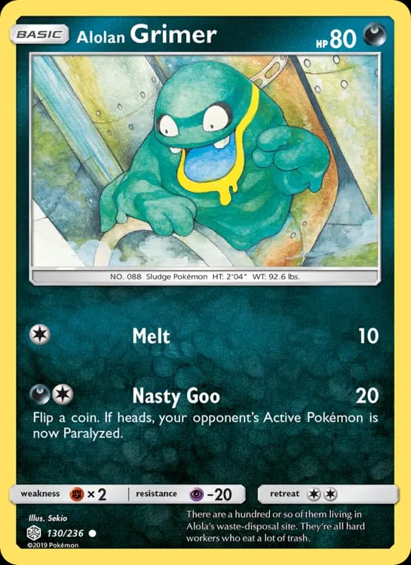 Alolan Grimer #130 — Cosmic Eclipse