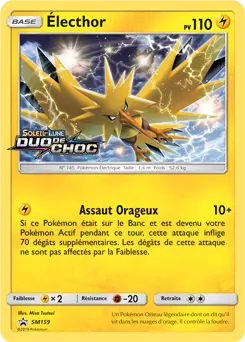 Carte Pokémon Électhor #SM159 — Promos Soleil et Lune