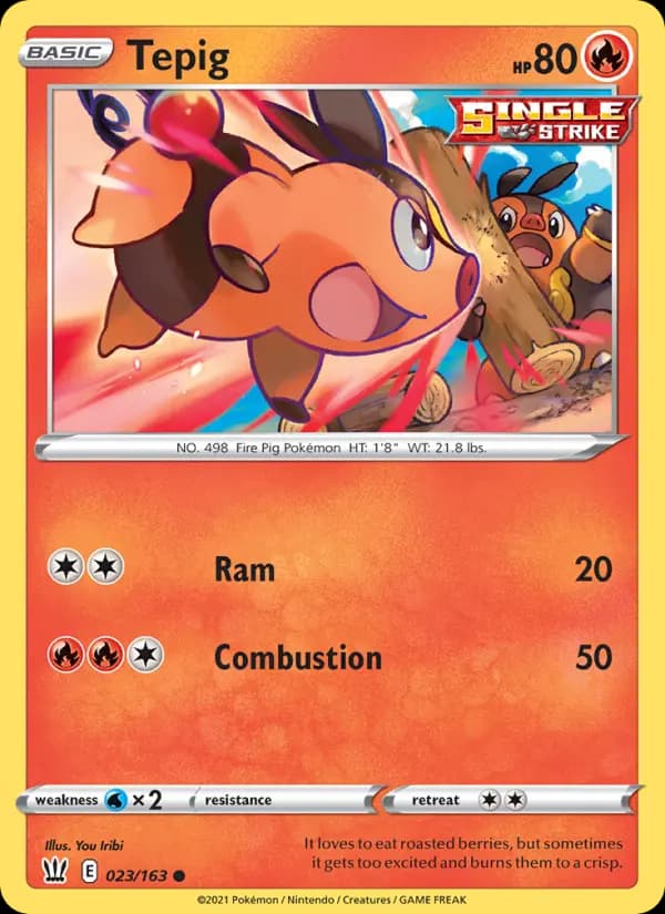 Tepig #23 — Battle Styles