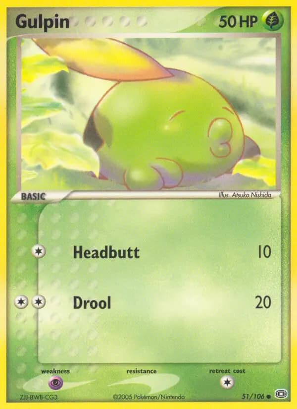 Gulpin #51 — Emerald