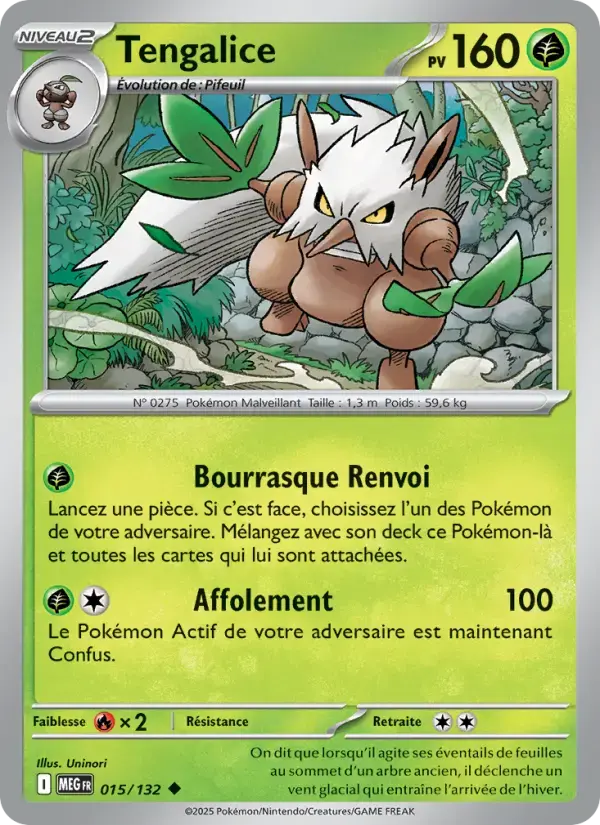 Carte Pokémon Tengalice #015 — Méga-Évolution