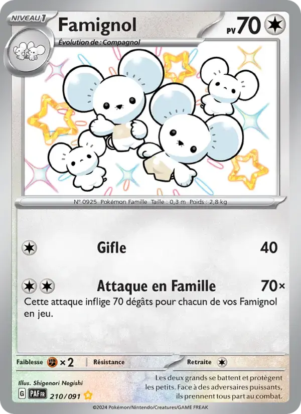 Carte Pokémon Famignol #210 — Destinées de Paldea