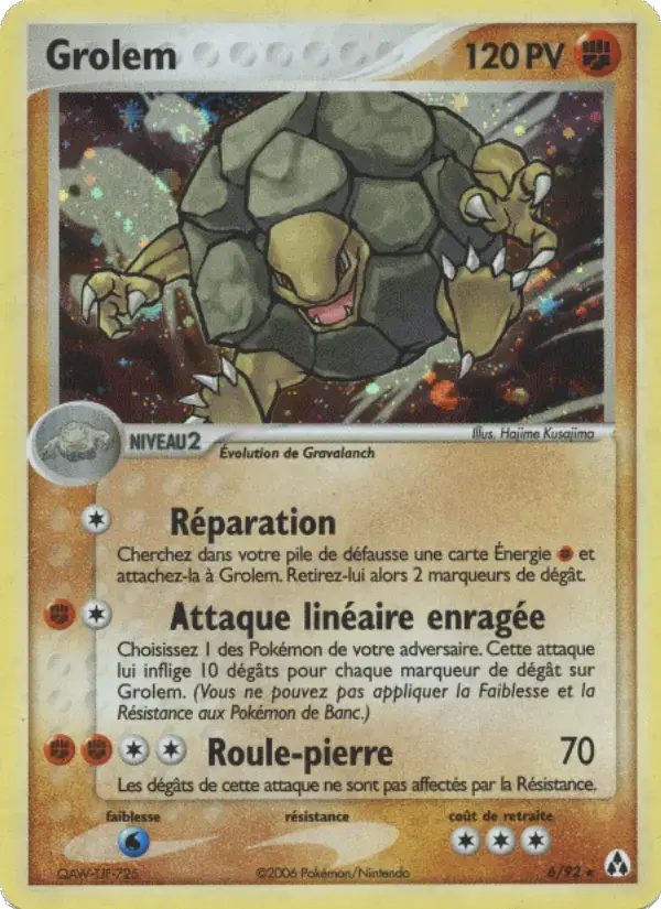 Carte Pokémon Grolem #6 — Créateurs de Légendes