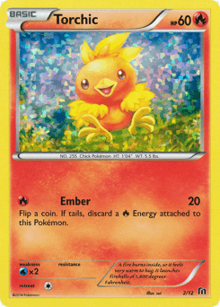 Carte Pokémon Poussifeu #2 — 2016 Promo McDonald's