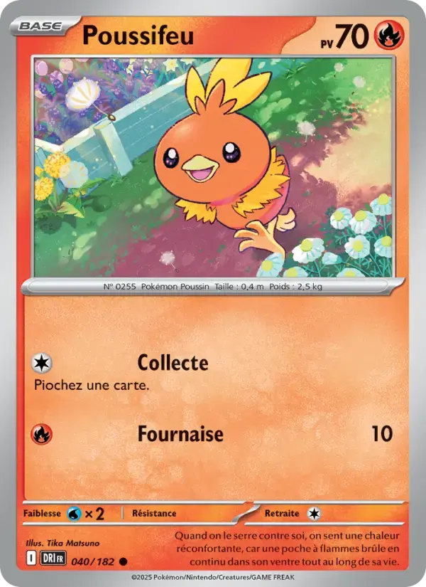 Carte Pokémon Poussifeu #040 — Rivalités Destinées