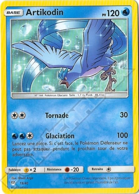 Articuno #19 — 2019 McDonald's Collection