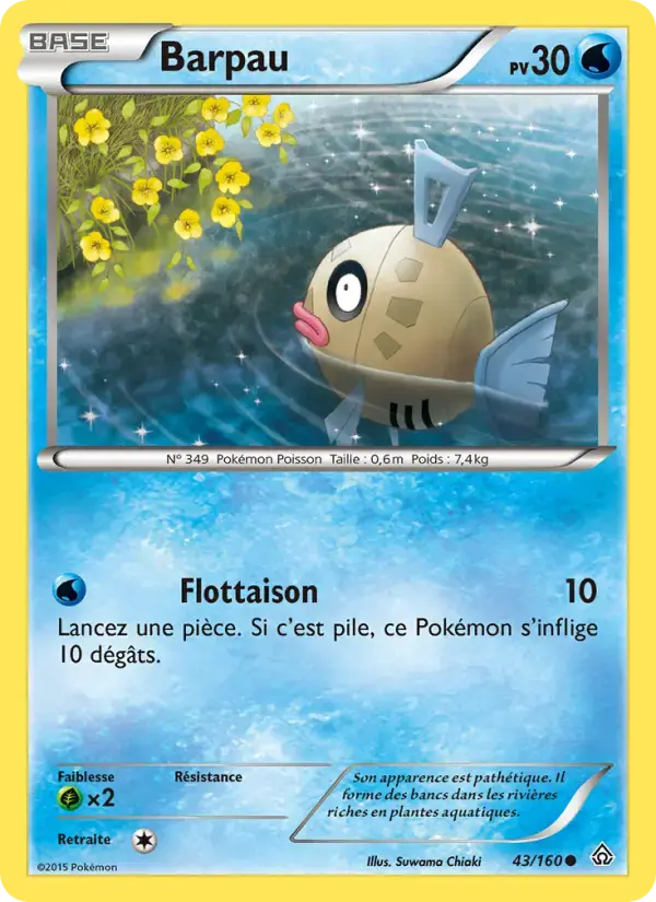 Carte Pokémon Barpau #43 — Primo-Choc