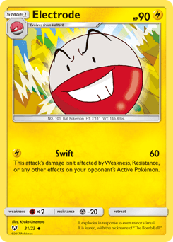 Carte Pokémon Électrode #31 — Légendes Brillantes