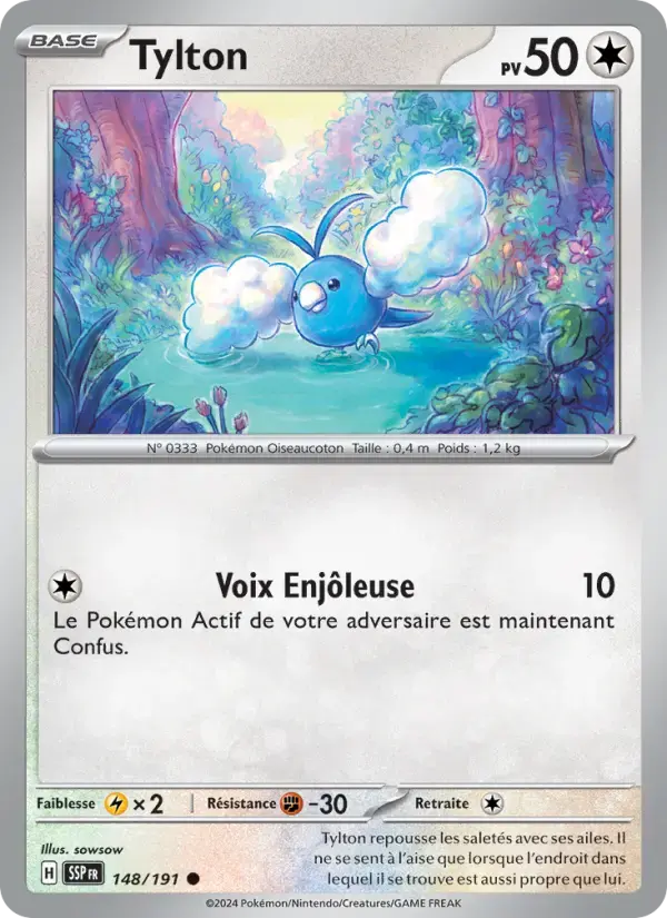 Carte Pokémon Tylton #148 — Étincelles Déferlantes