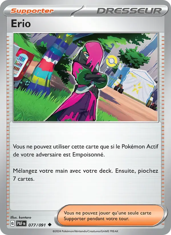 Carte Pokémon Erio #077 — Destinées de Paldea