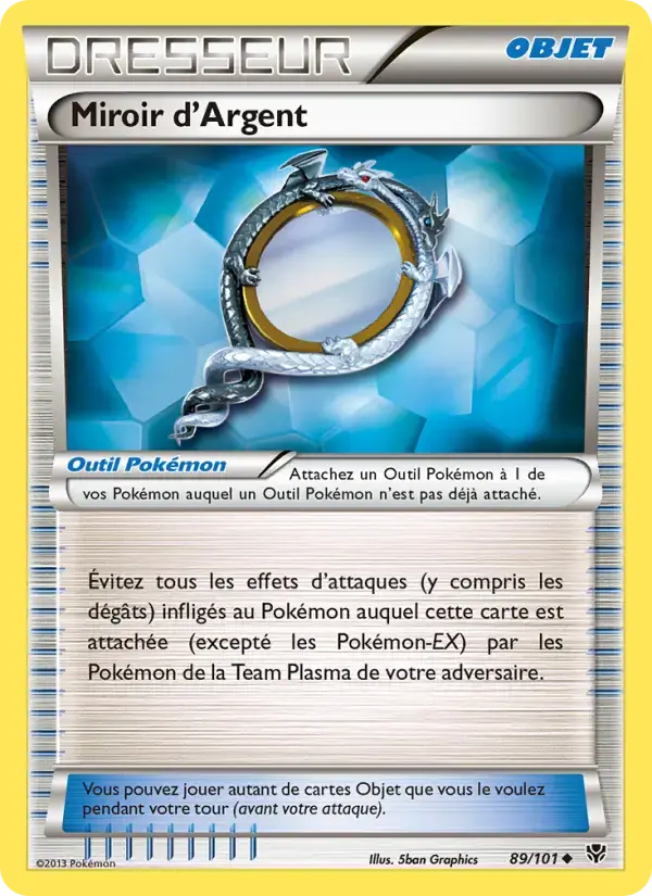 Carte Pokémon Miroir d’Argent #89 — Explosion Plasma