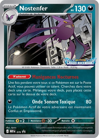 Carte Pokémon Nostenfer #076 — Promos Méga-Évolution