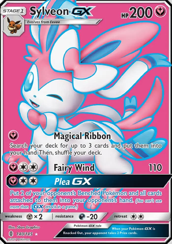Sylveon GX #140 — Guardians Rising