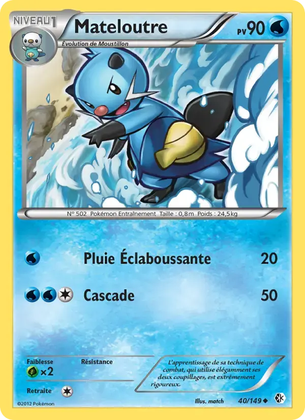Carte Pokémon Mateloutre #40 — Frontières Franchies