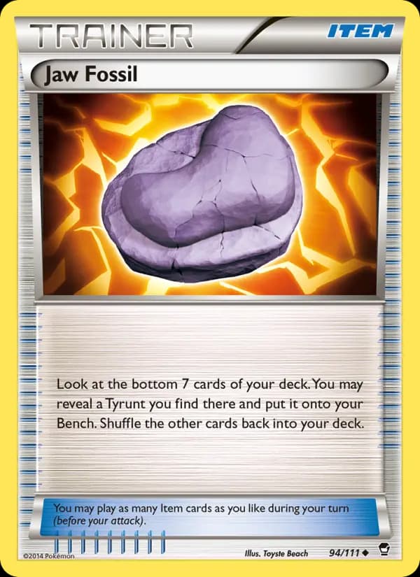 Jaw Fossil #94 — Furious Fists