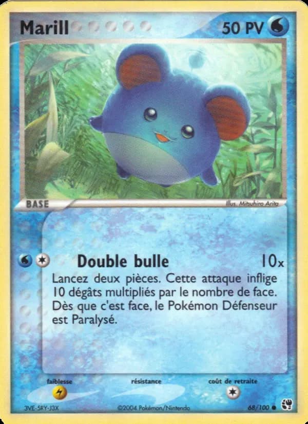 Carte Pokémon Marill #68 — Tempête de Sable