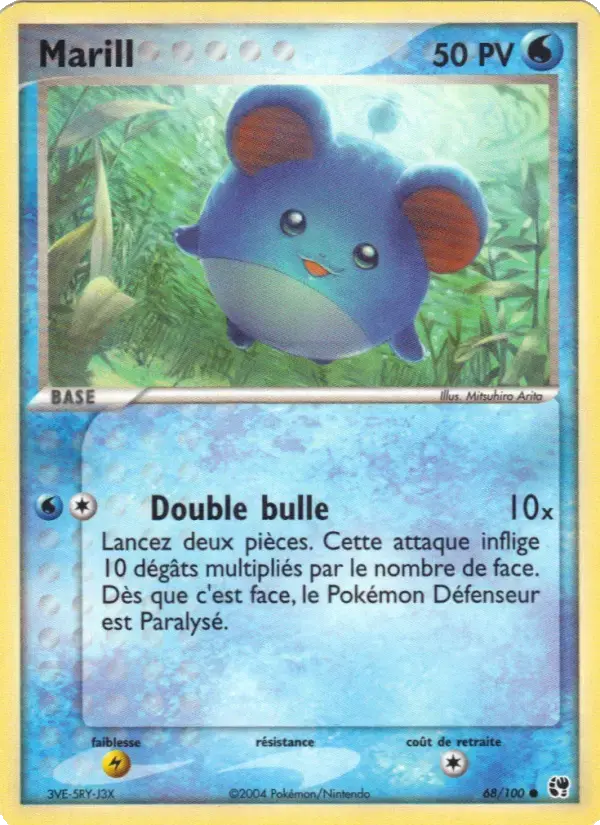 Carte Pokémon Marill #68 — Tempête de Sable