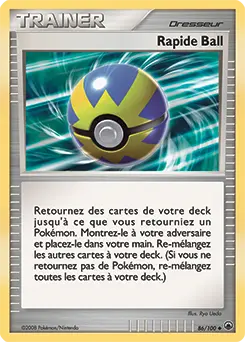 Carte Pokémon Rapide Ball #86 — Aube Majestueuse