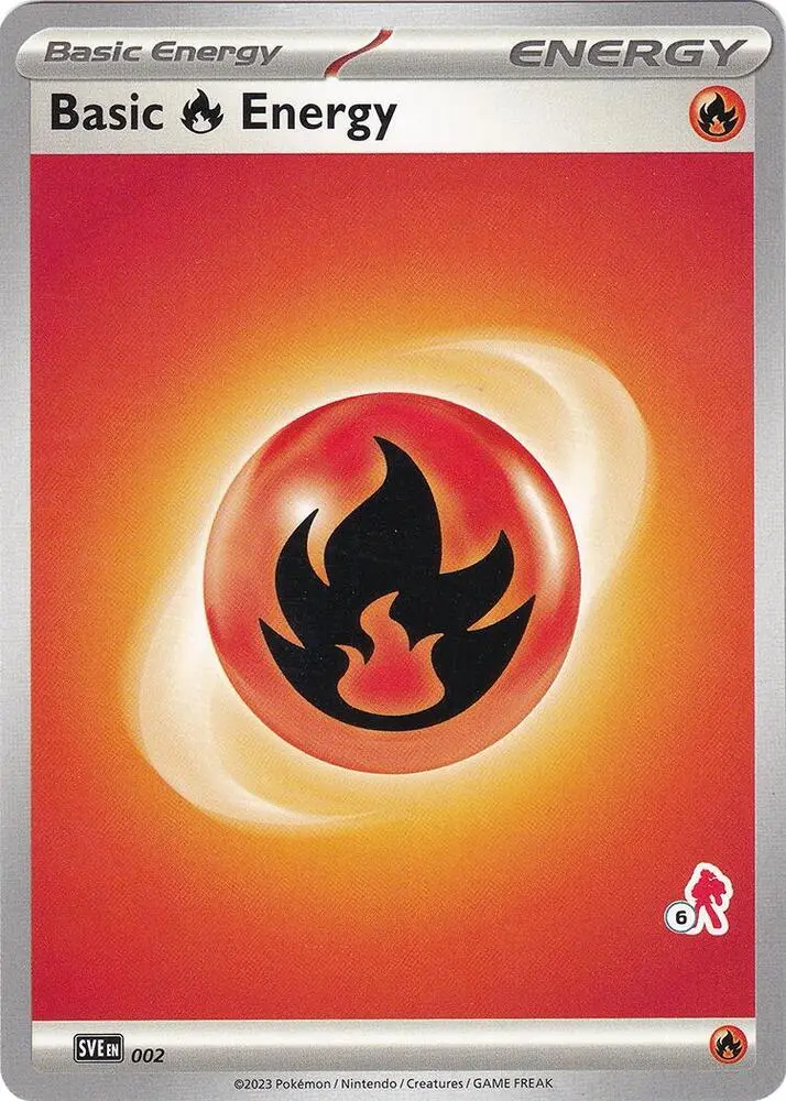 Carte Pokémon Basic Fire Energy #Armarouge 06 — Académie de Combat 2024