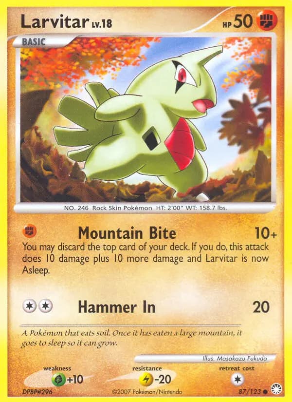 Larvitar #87 — Mysterious Treasures