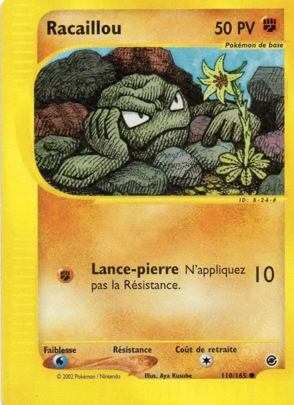 Carte Pokémon Racaillou #110 — Expédition