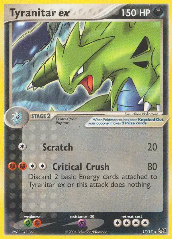 Tyranitar ex #17 — POP 1