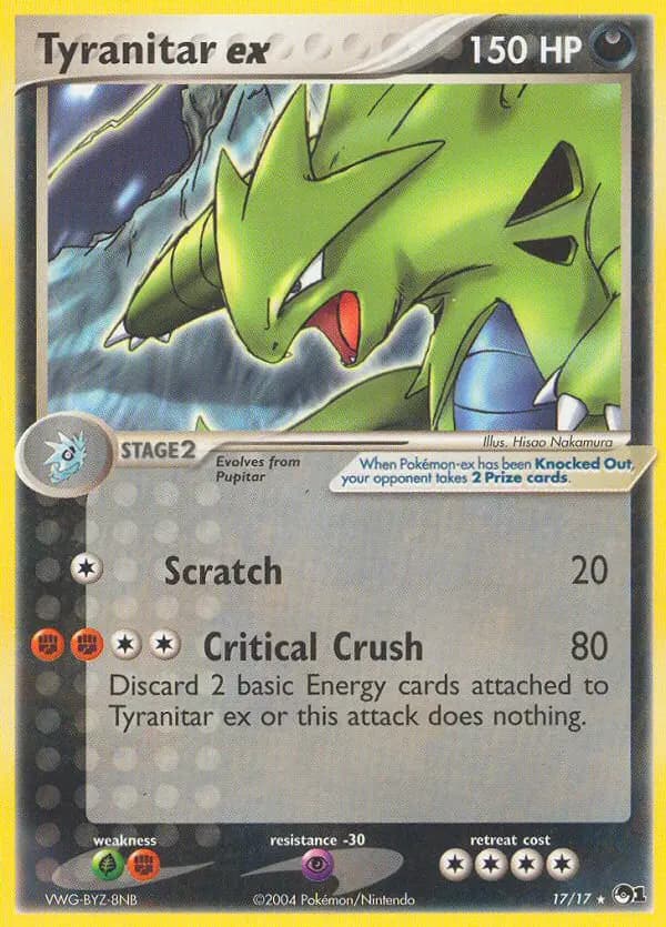 Tyranitar ex #17 — POP 1