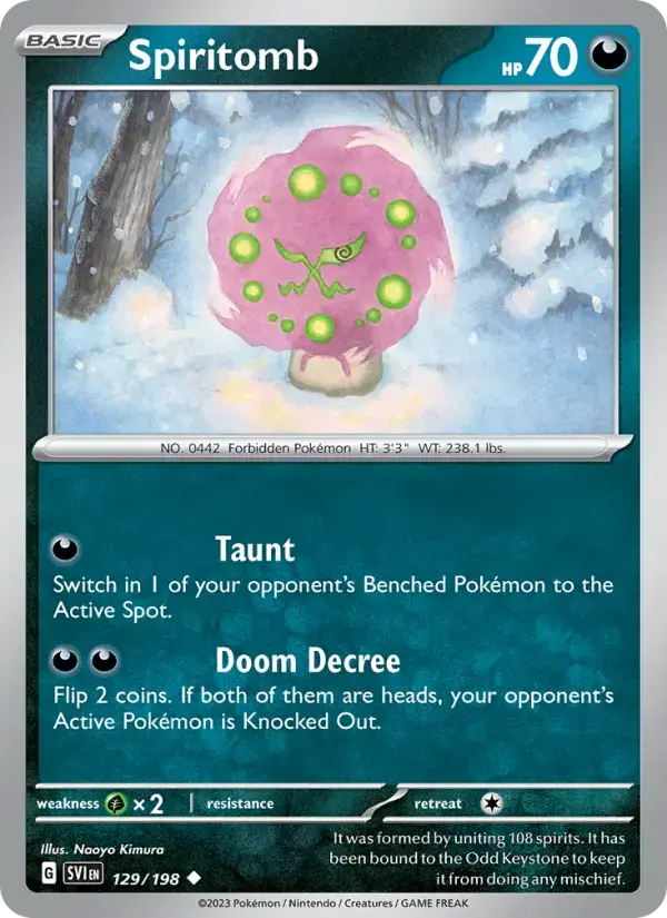 Spiritomb #129 — Scarlet & Violet