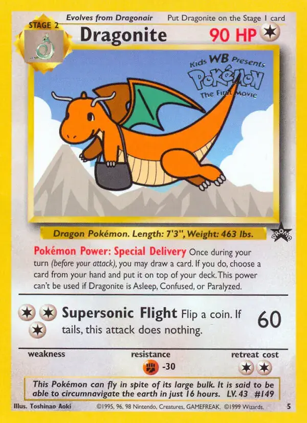 Carte Pokémon Dracolosse #5 — Promos Wizards