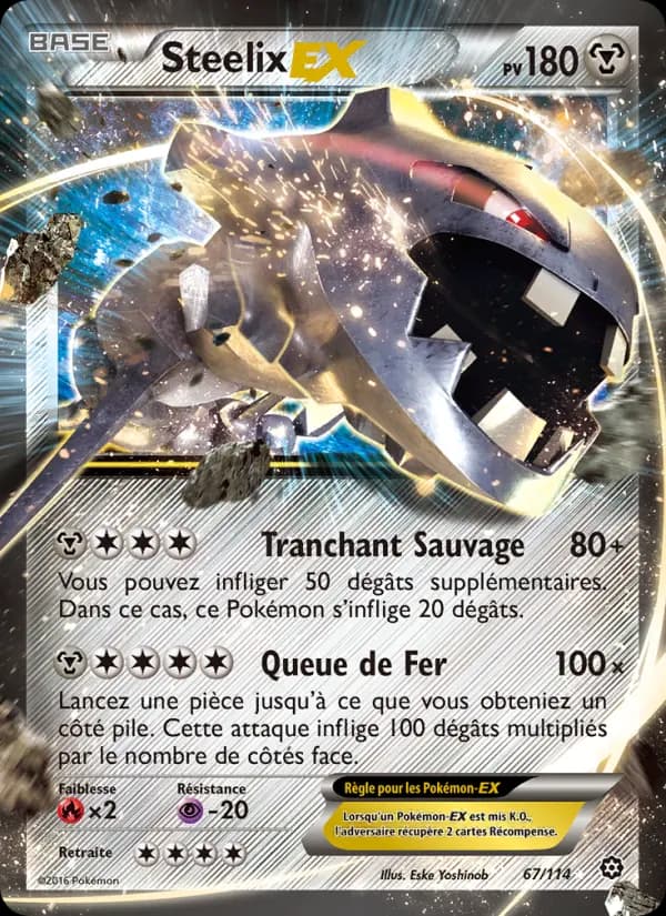 Carte Pokémon Steelix EX #67 — Offensive Vapeur
